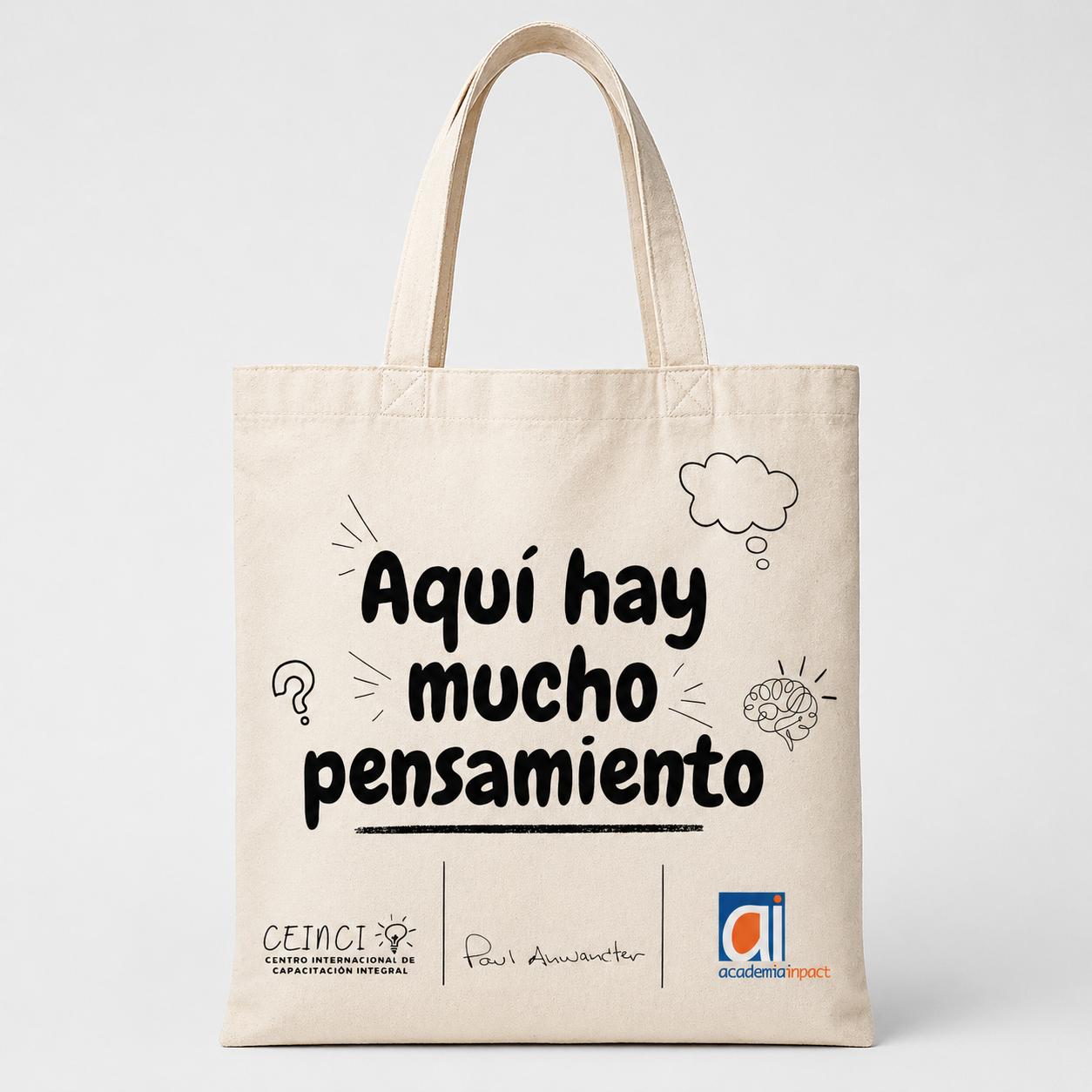 Bolsa Aquí hay mucho pensamiento